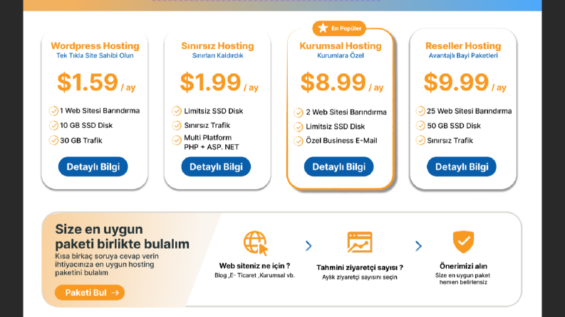 Venitron - Modern Hosting & Domain Arayüz Tasarımı