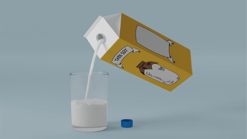 Süt Kutusu Ambalaj Tasarımları