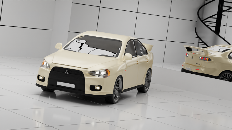 Lancer Evo 3D Model