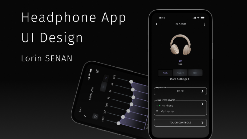 Bluetooth Kulaklık Kontrol App - UI Design