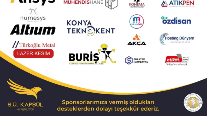 SÜ Kapsül Hyperloop Sponsor