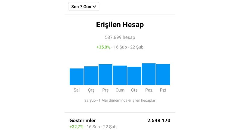 İnstagram Sayfa İstatistikleri