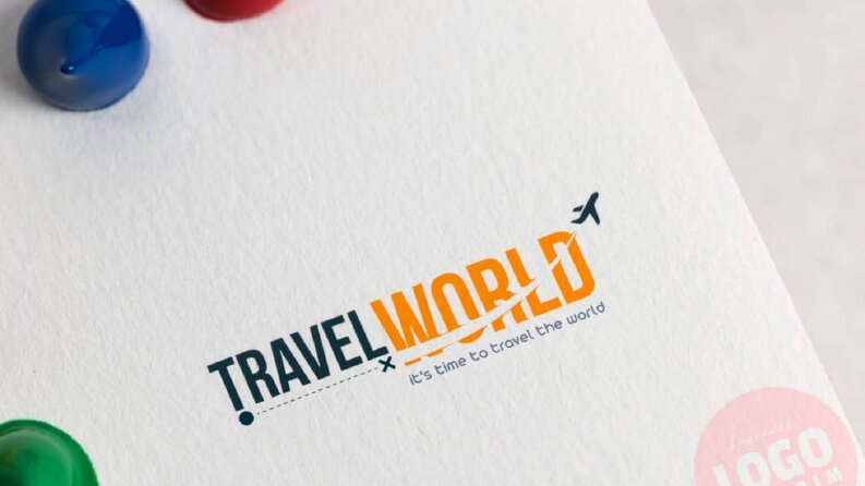 TravelWorld Logo Tasarımı