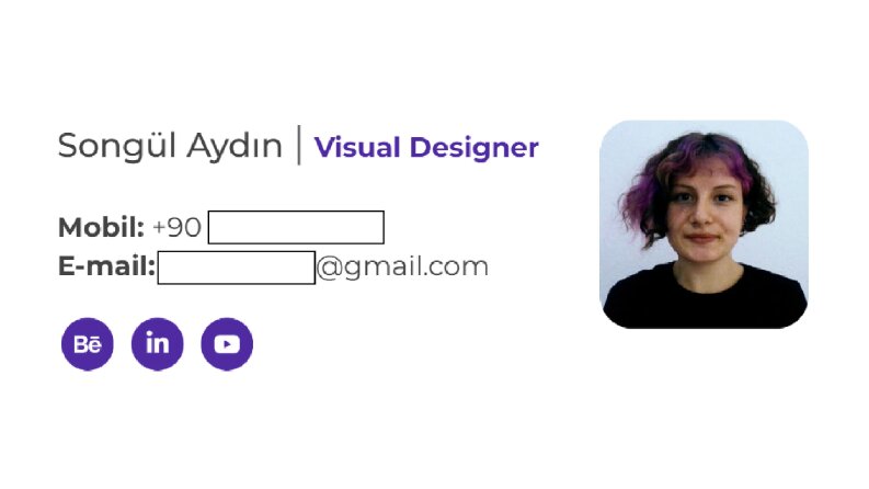 kişisel e-mail imza tasarımınızı oluşturabilirim