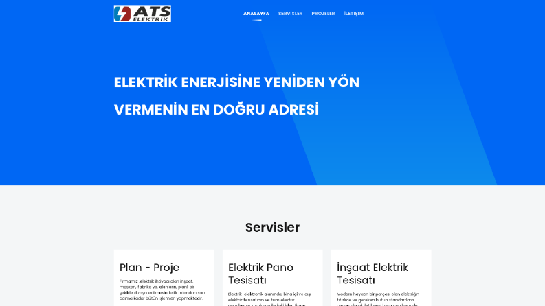İş Yeri İçin WebSitesi
