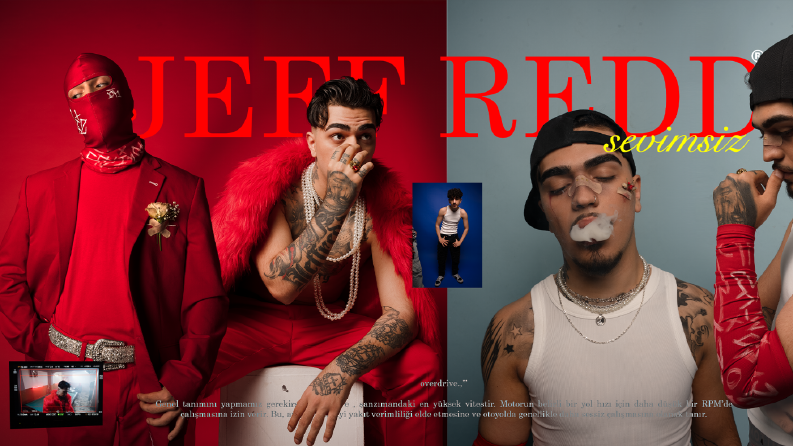 Jeff redd "sevimsiz" Official Albüm tracklist tasarımı.