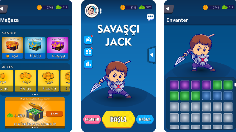 2D Uİ ve Oyun grafikleri