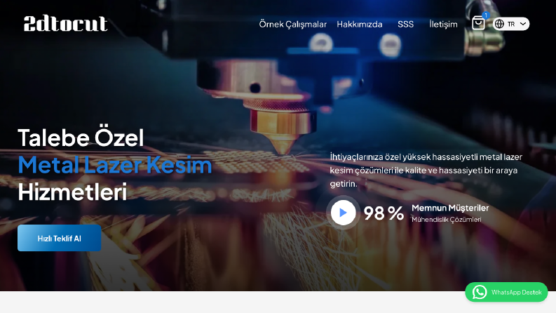 B2B Modern Web Sitesi