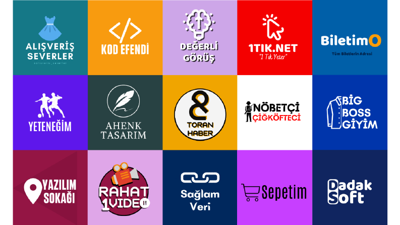 Bir çok logo örneği