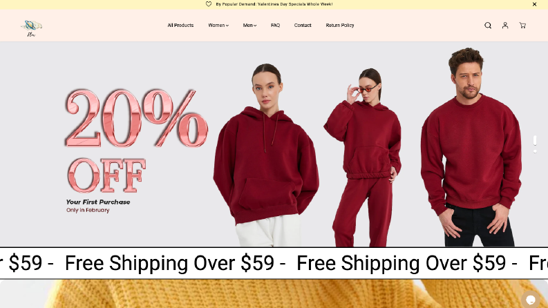 Flux Clothing için E-ticaret sitesi yapıldı