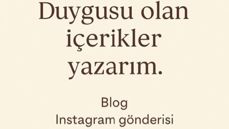 “Blog, Sosyal Medya ve Hikâyeleştirme Odaklı Metinler”