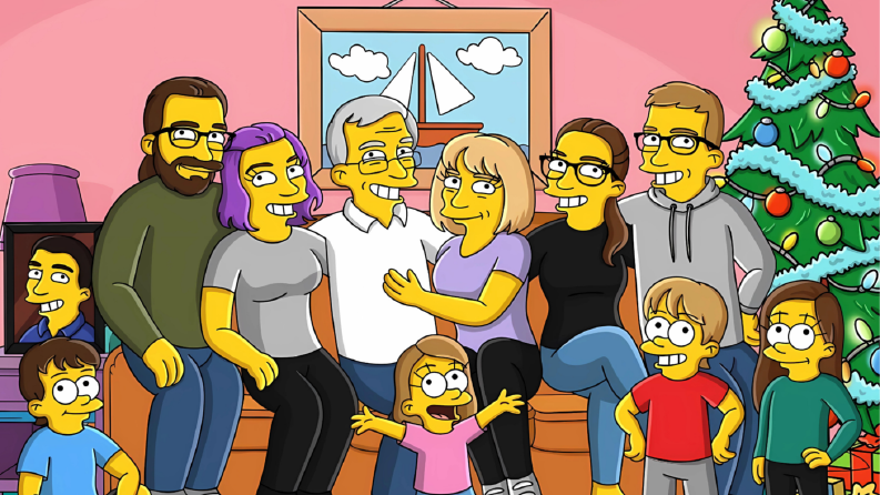 Simpson Noel Çizimi
