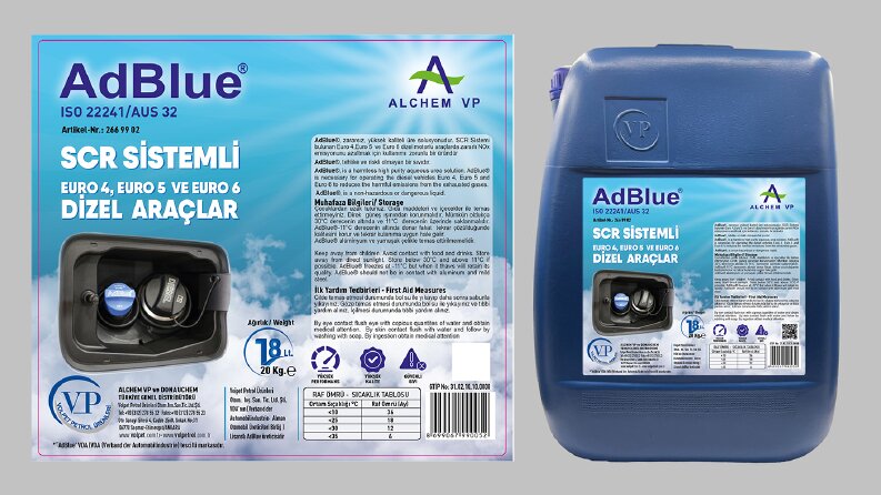 Adblue Ambalaj Etiketi