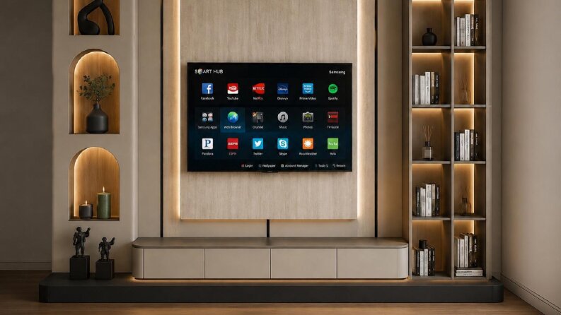 3d tv modern tv ünitesi