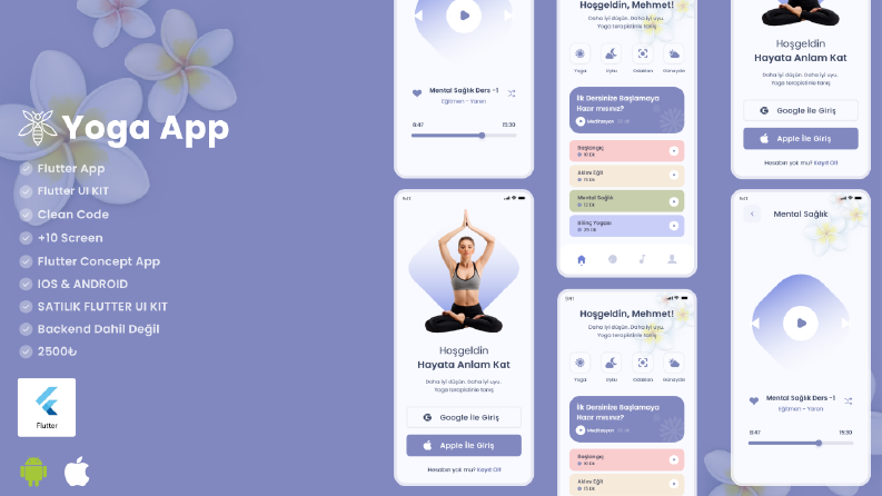 Yoga APP Flutter UI