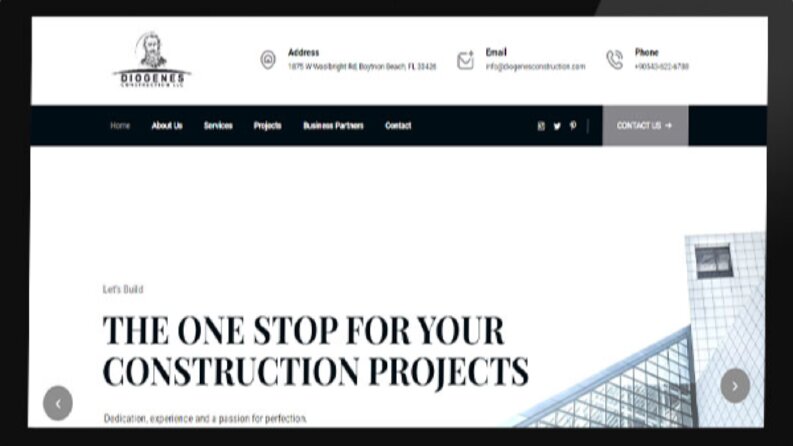 Diogenesconstruction - Web Sitesi