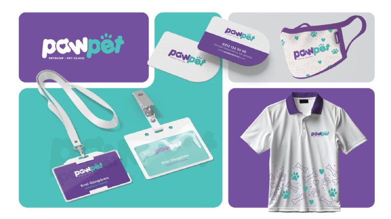 Pawpet Petshop ve Veteriner Kliniği | Kurumsal Kimlik