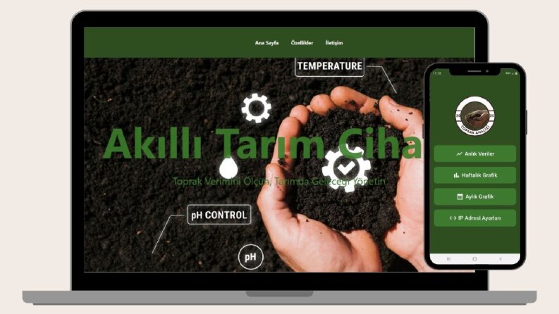 Akıllı Tarım Cihazı - Web, Mobil Uyumlu