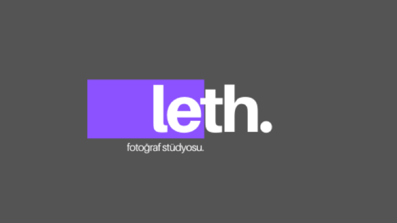 Leth Fotoğraf Stüdyosu Konsept Logo Çalışması