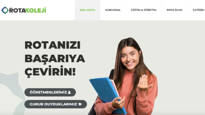 Eskişehir Yeni Rota Eğitim Kurumları Web Tasarımı