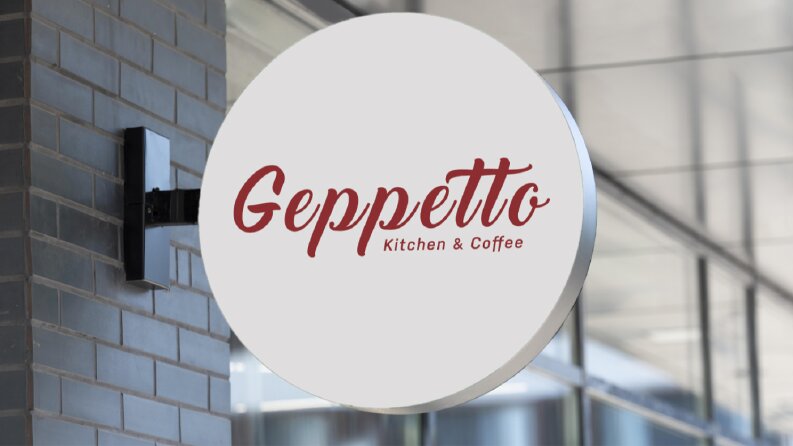 Geppetto Kitchen & Coffee Logo Tasarımı