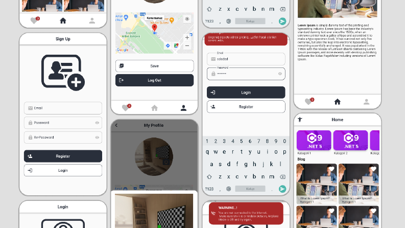 Flutter blog_app uygulaması