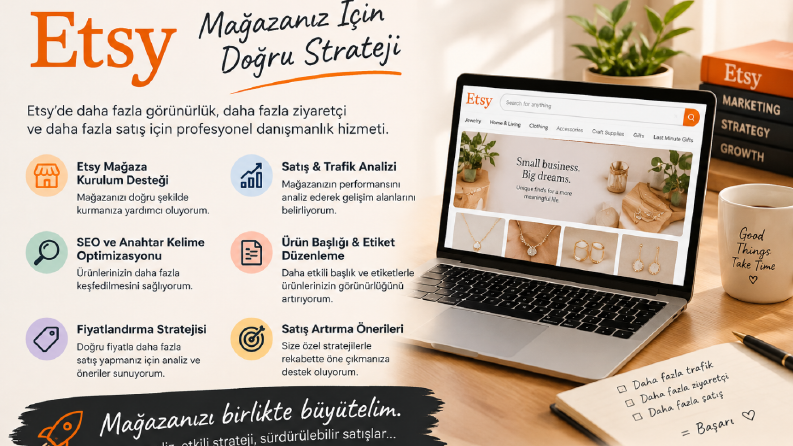 Etsy Mağaza Kurulum ve Satış Danışmanlığı