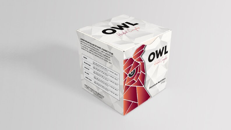 Owl - takviye gıda amblaj tasarımları