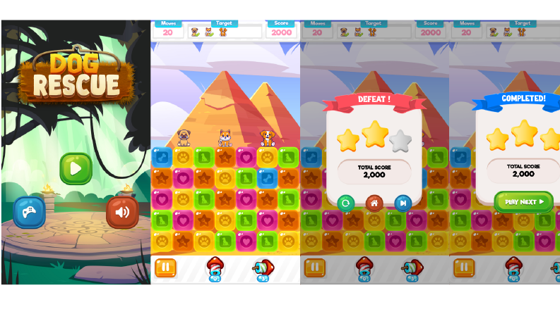 Puzzle Match Game - Tasarımı