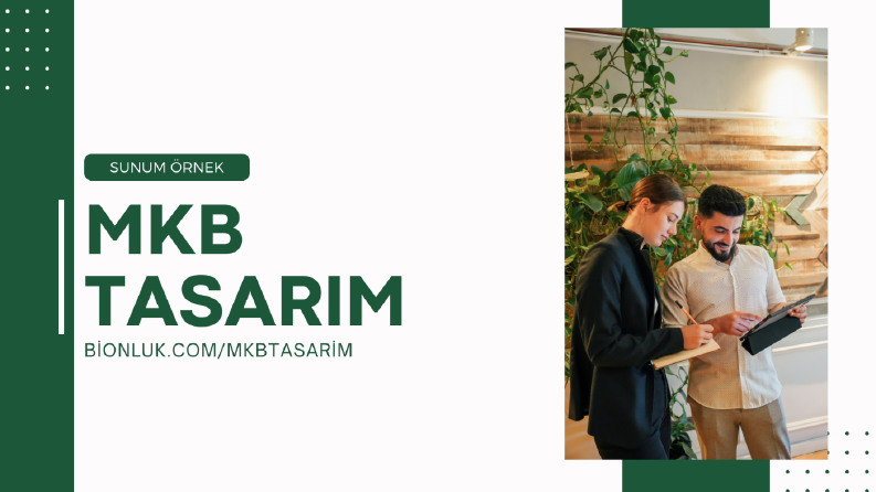 Örnek Sunum Çalışmalarım