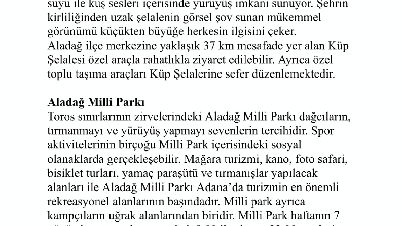 Adana Gezilecek Yerler