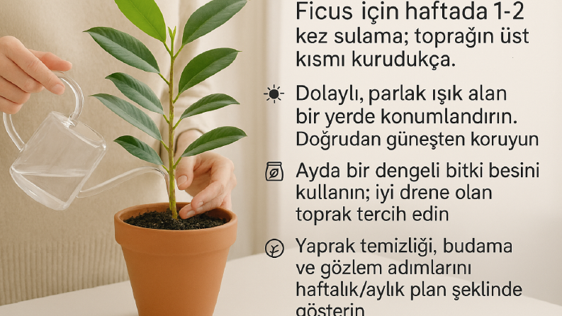 Ficus Bitkisi İçin Kişisel Bakım Rehberi