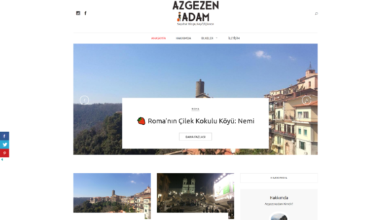 Kişisel / Kurumsal Blog Sitesi