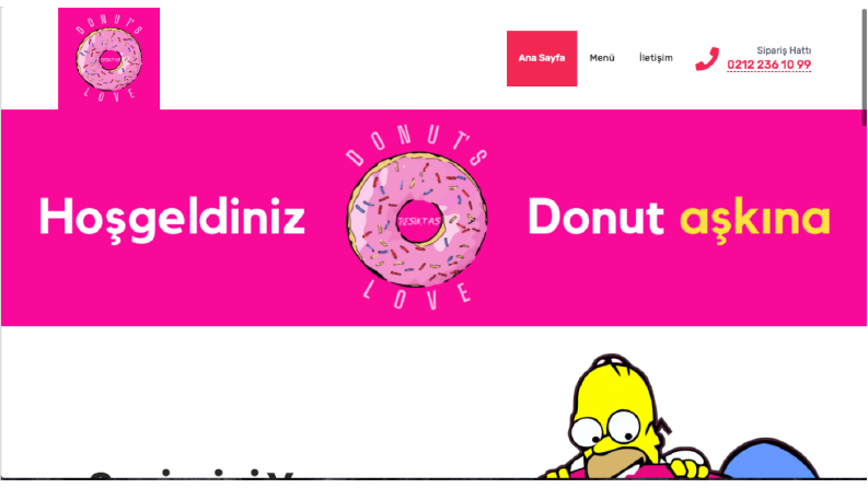 Donut's Love-Wordpress Kurulum, Tasarım ve  Yönetim