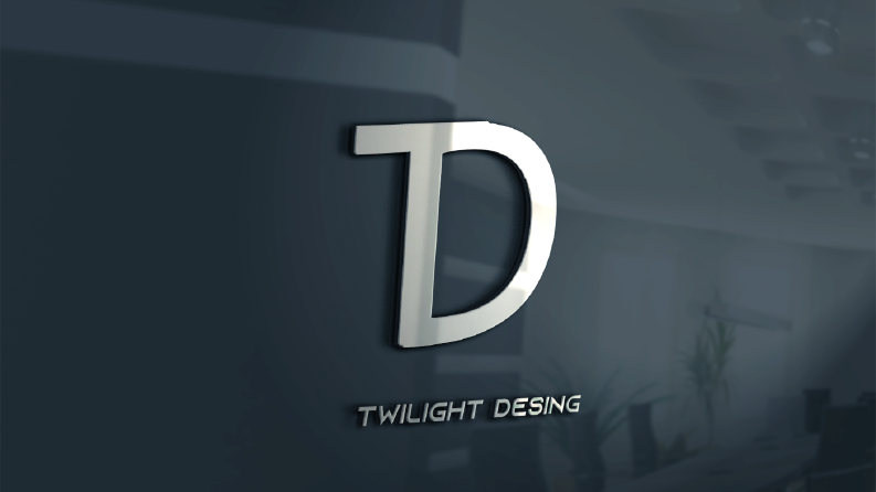 Twilight Desing adına yapmış olduğum minimalist logo.