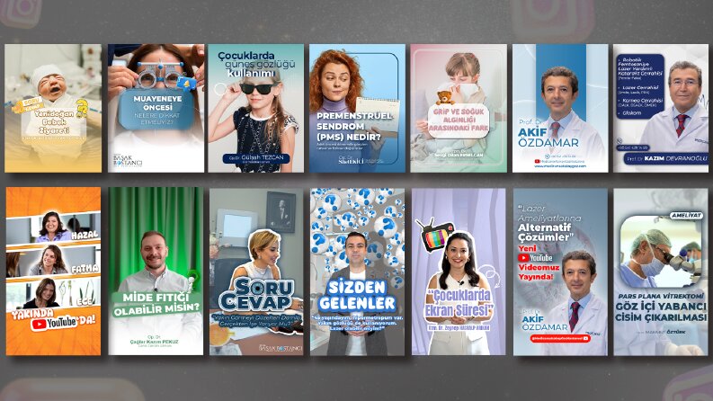 Sosyal Medya&Banner&Youtube Kapak Çalışmaları
