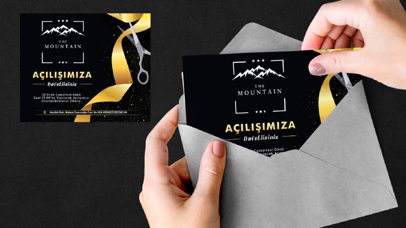 Özel günlerinize davetiye tasarımları