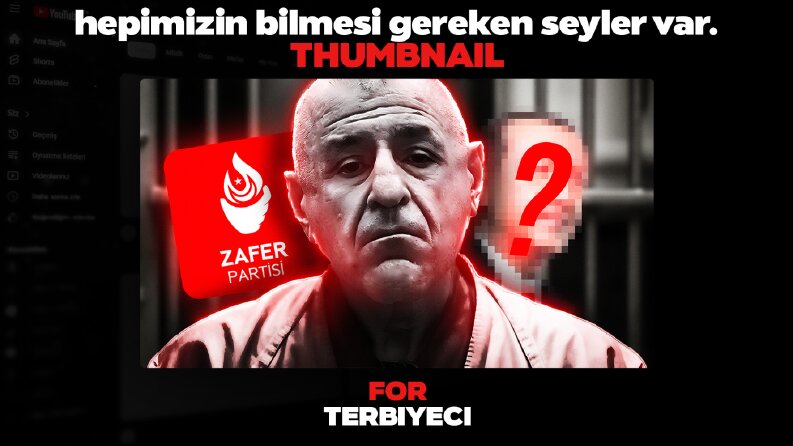 Youtube Eleştiri Kanalları için Thumbnail Tasarımları
