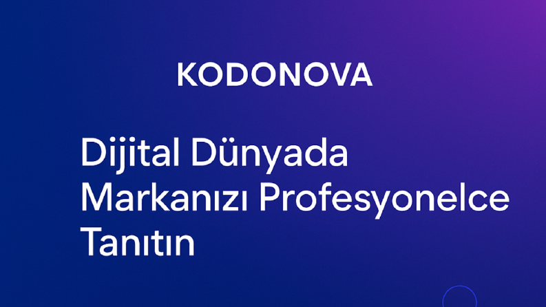 🚀 **Kodonova | Yazılım & Web Geliştirme**