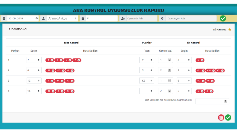 Beybo A.Ş. Tekstil Kalite Kontrol Web Uygulaması