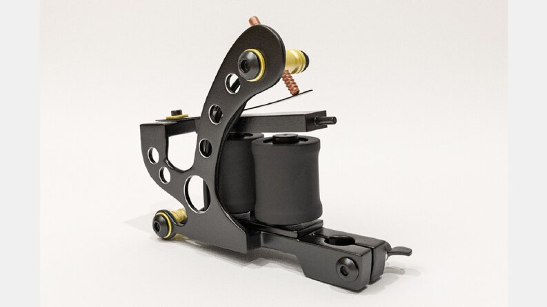 Dövme Makinesi 3D Modelleme