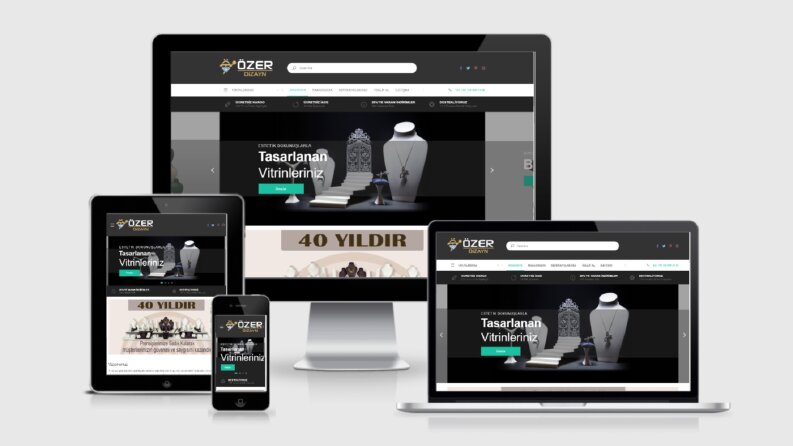 ozerdizayn.com Web Sitesi Özgün Tasarım ve Yazılım