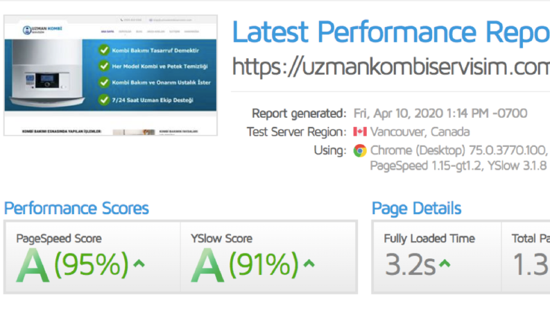 WordPress Sayfa hızlandırmas