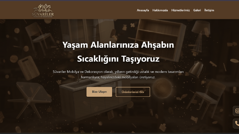 Kurumsal Mobilya Markası Web Tasarımı