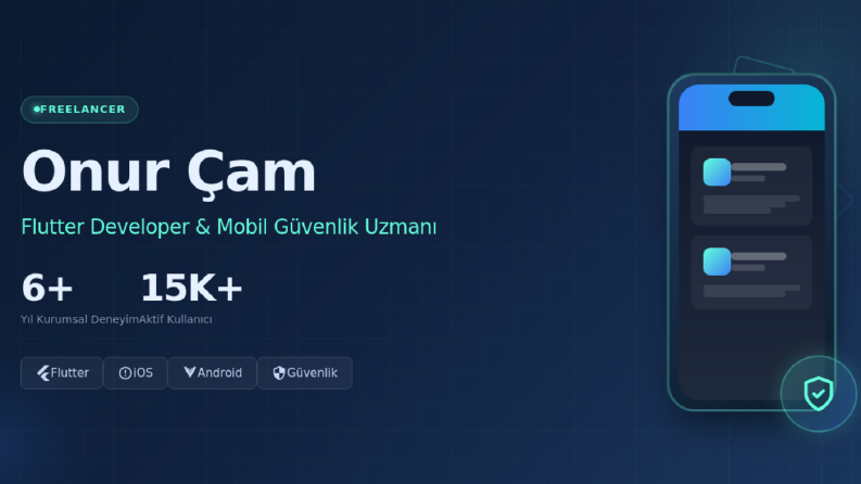 Flutter ile Kurumsal iOS & Android Uygulama Geliştirme