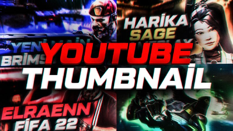 Tüm Örnek Thumbnail Tasarımlarım