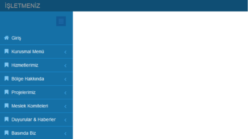 Web Sitesi Yönetim Paneli