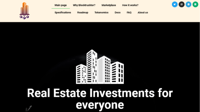 Kripto emlak web sitesi