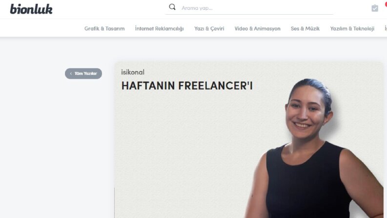 haftanın freelancer'ı