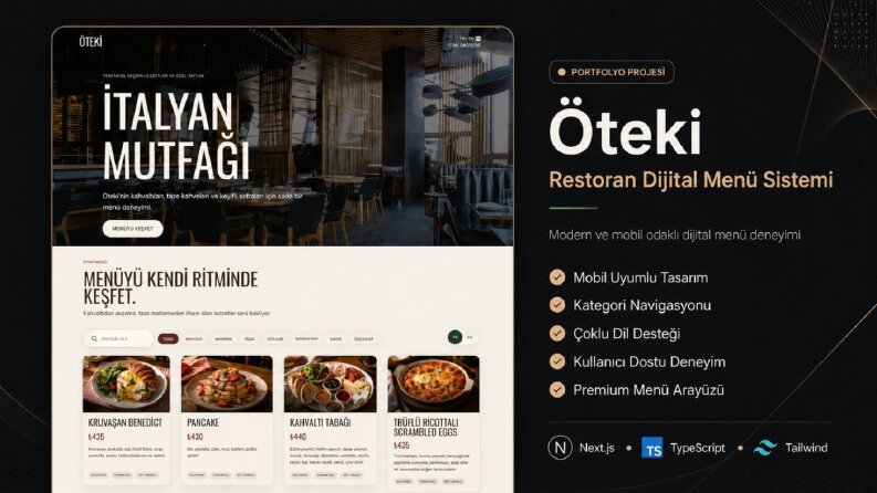 Öteki - Premium Dijital Menü Platformu